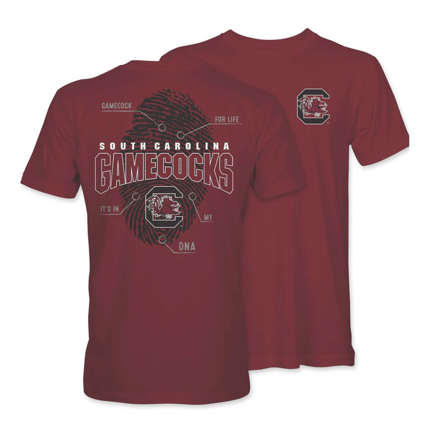 SOUTH CAROLINA GAMECOCKS GARNET DNA TEE