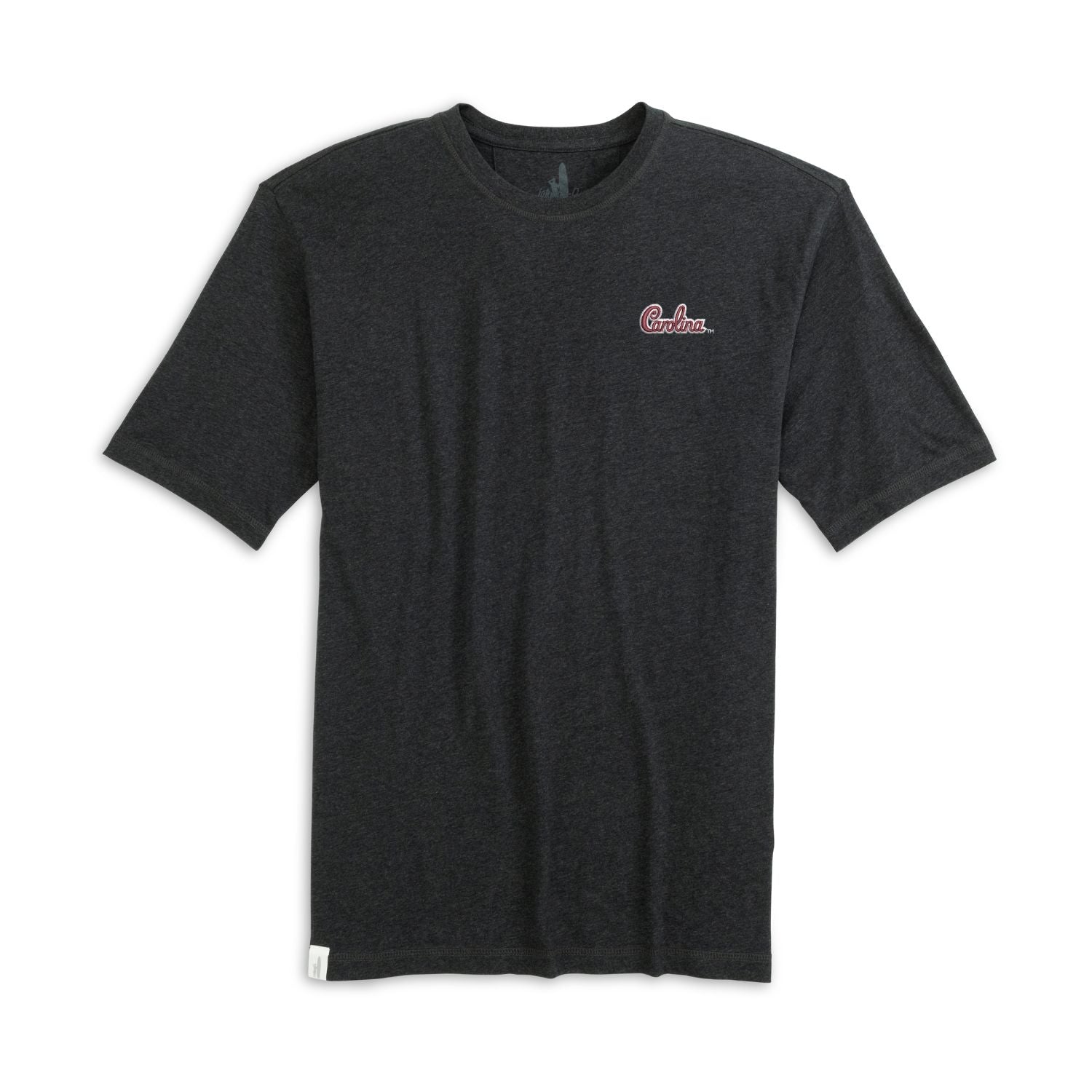 SOUTH CAROLINA GAMECOCKS DARK GRAY SCRIPT JOHNNIE-O SPENCER TEE