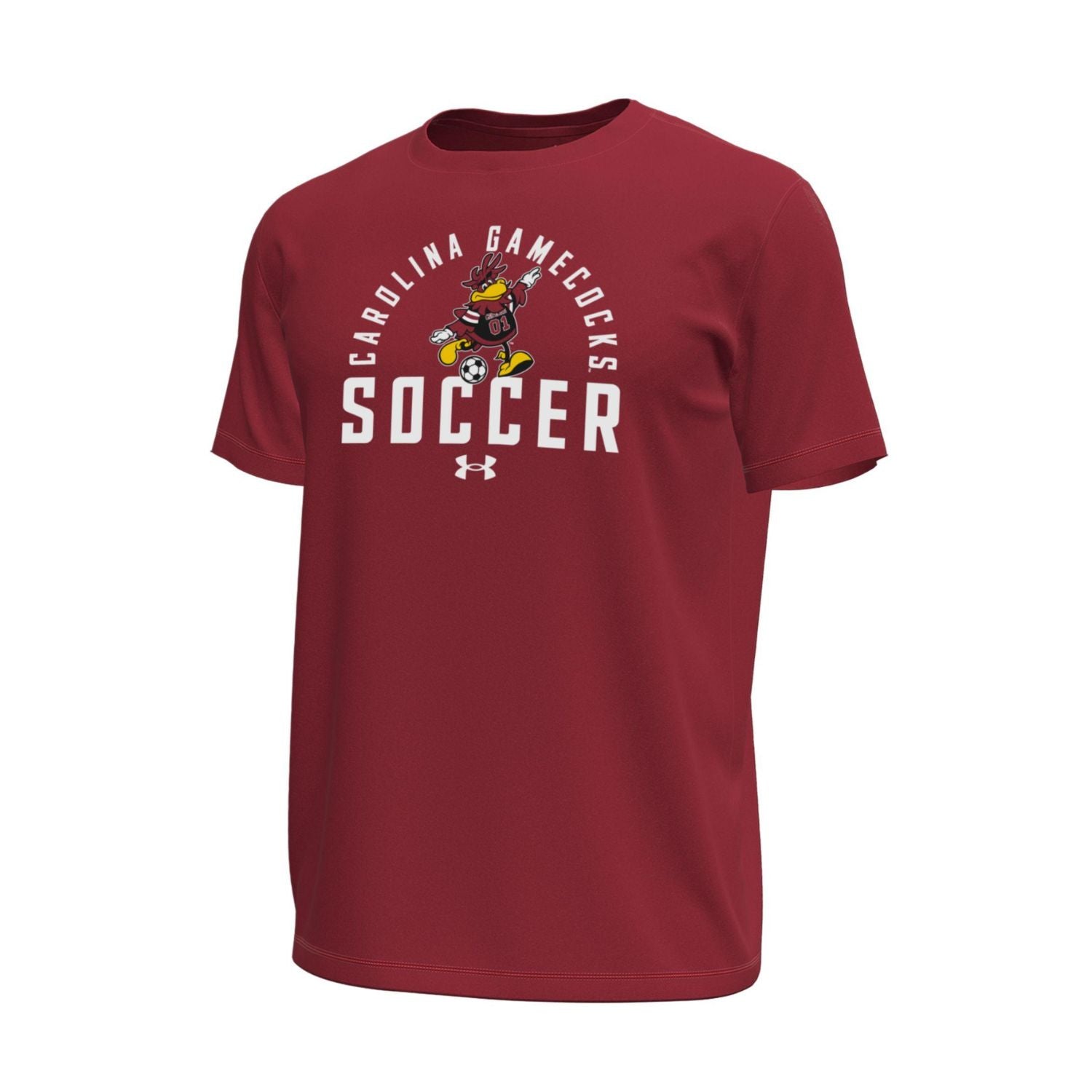 SOUTH CAROLINA GAMECOCKS GARNET COCKY SOCCER TEE