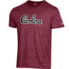 SOUTH CAROLINA GAMECOCKS CHAMPION GARNET SCRIPT TRI BLEND TEE