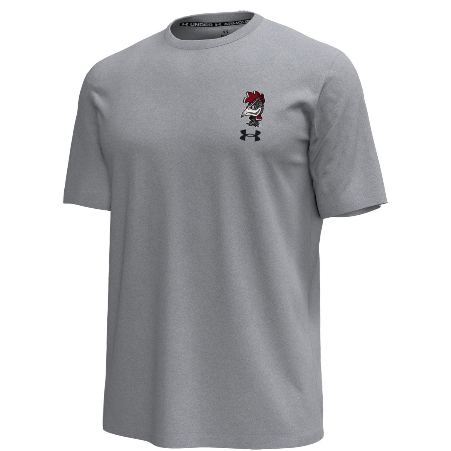 SOUTH CAROLINA GAMECOCKS UA GRAY VAULT COCKY TEE