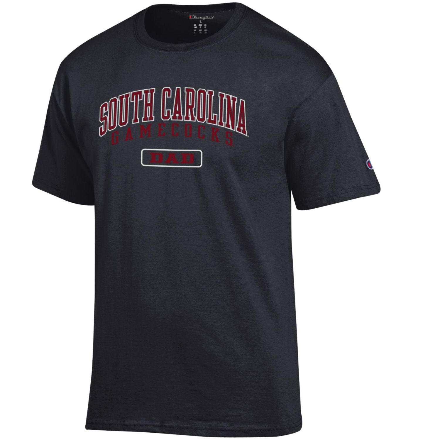 SOUTH CAROLINA GAMECOCKS BLACK SC DAD TEE