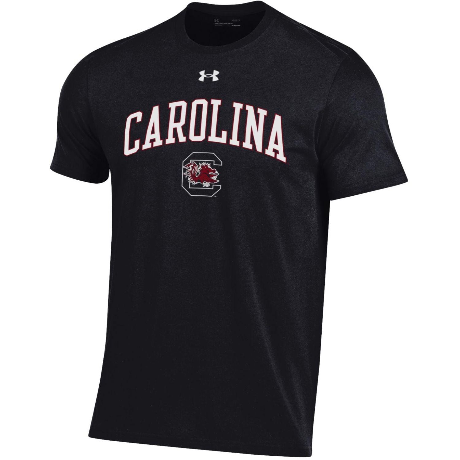 SOUTH CAROLINA GAMECOCKS UA BLACK CAROLINA STRETCH TEE