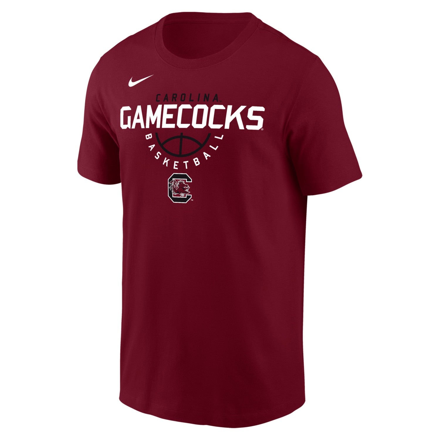 SOUTH CAROLINA GAMECOCKS GARNET GAMECOCKS BASKETBALL NIKE DRI-FIT TEE