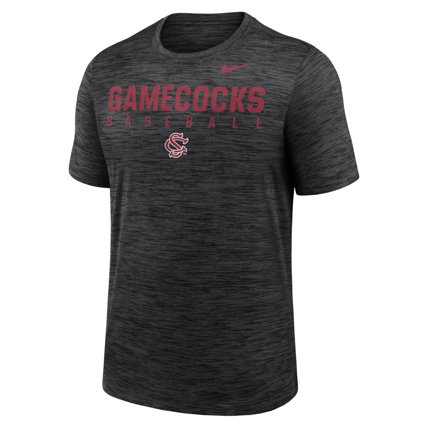SOUTH CAROLINA GAMECOCKS HEATHER BLACK CAROLINA BASEBALL LEGEND TEE