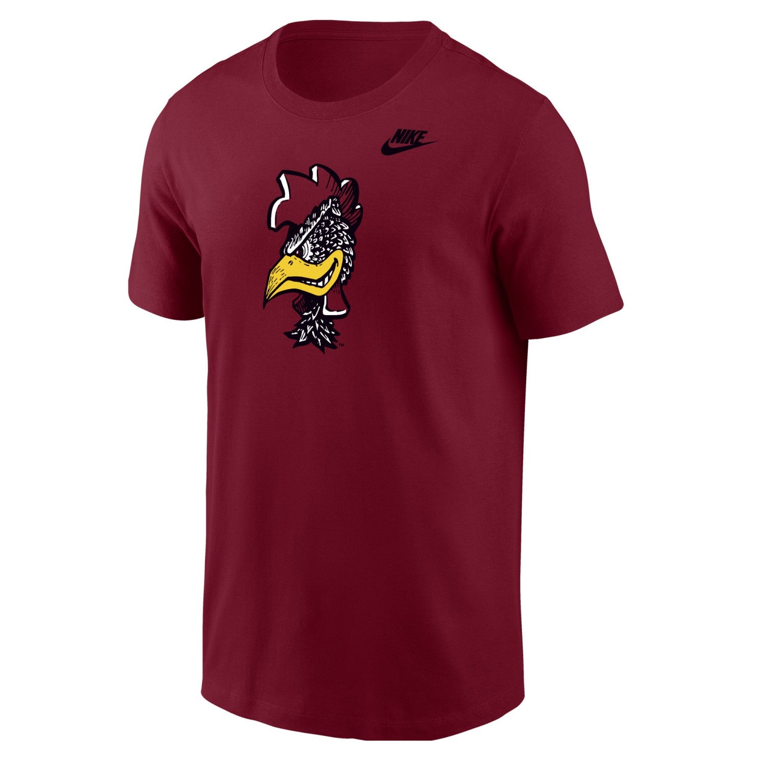 SOUTH CAROLINA GAMECOCKS GARNET VAULT ROOSTER NIKE CORE COTTON TEE
