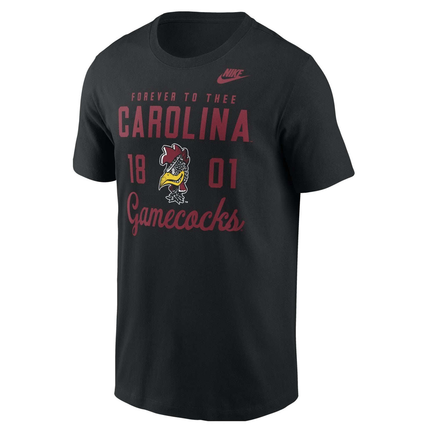 SOUTH CAROLINA GAMECOCKS BLACK VAULT 1801 NIKE CORE COTTON TEE