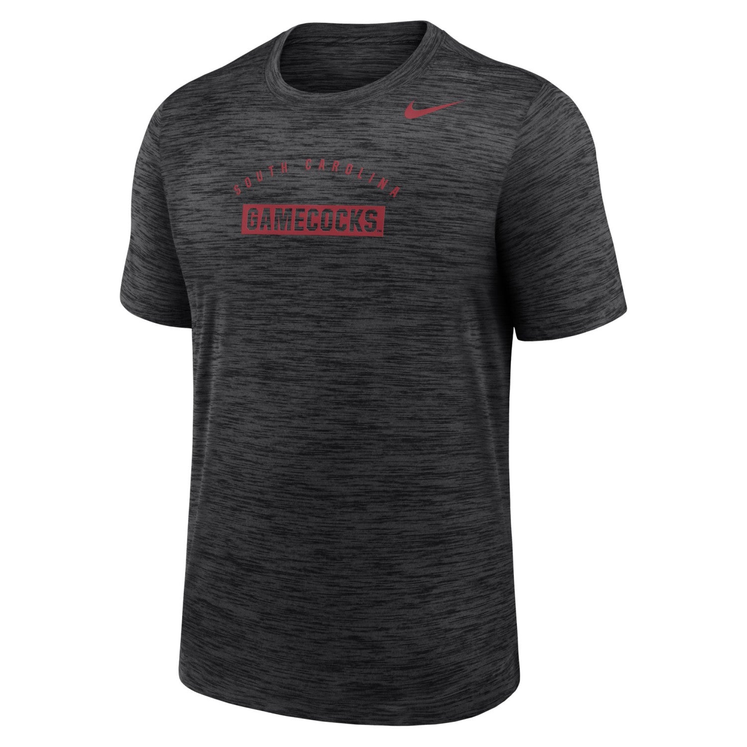 SOUTH CAROLINA GAMECOCKS HEATHER BLACK SC GAMECOCKS NIKE VELOCITY LEGEND TEE