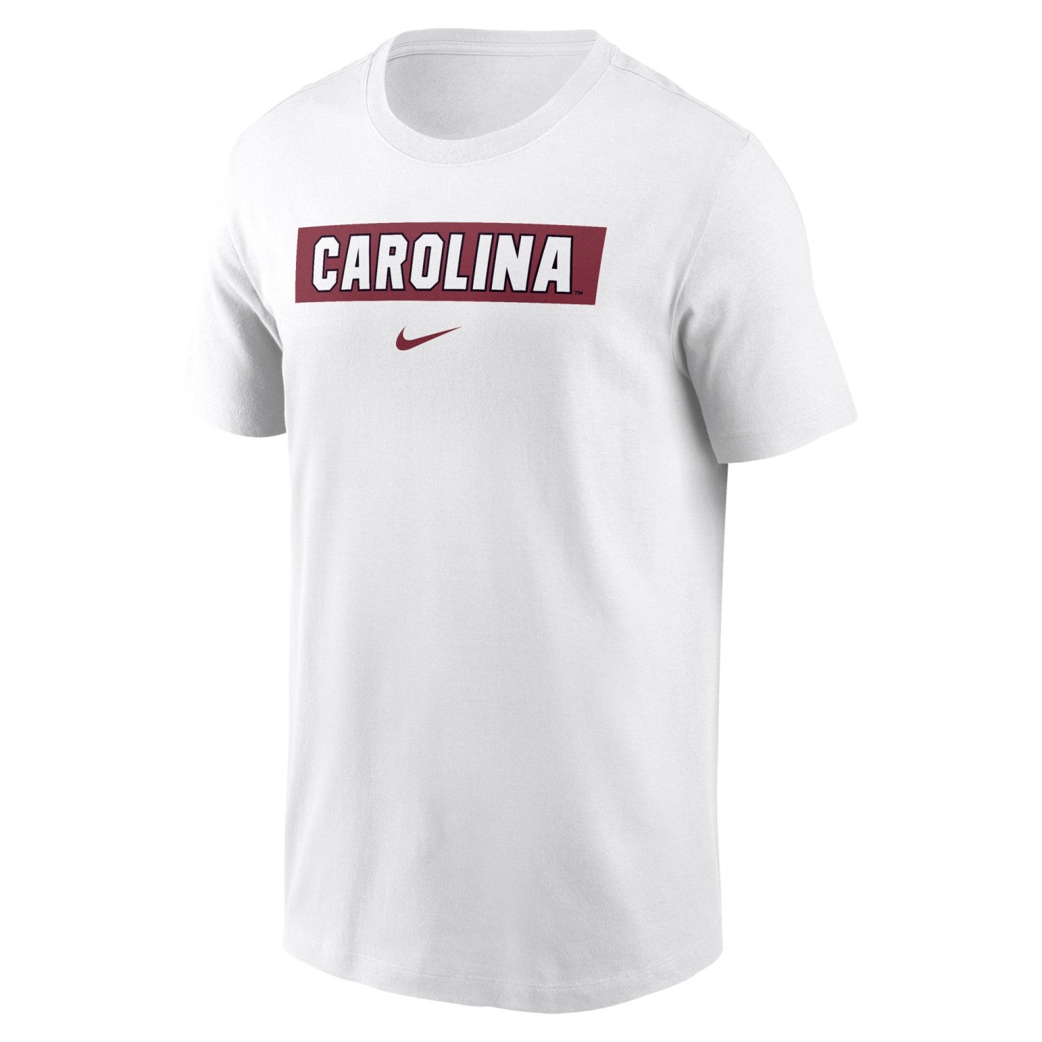 SOUTH CAROLINA GAMECOCKS WHITE BLOCK CAROLINA NIKE LEGEND TEE