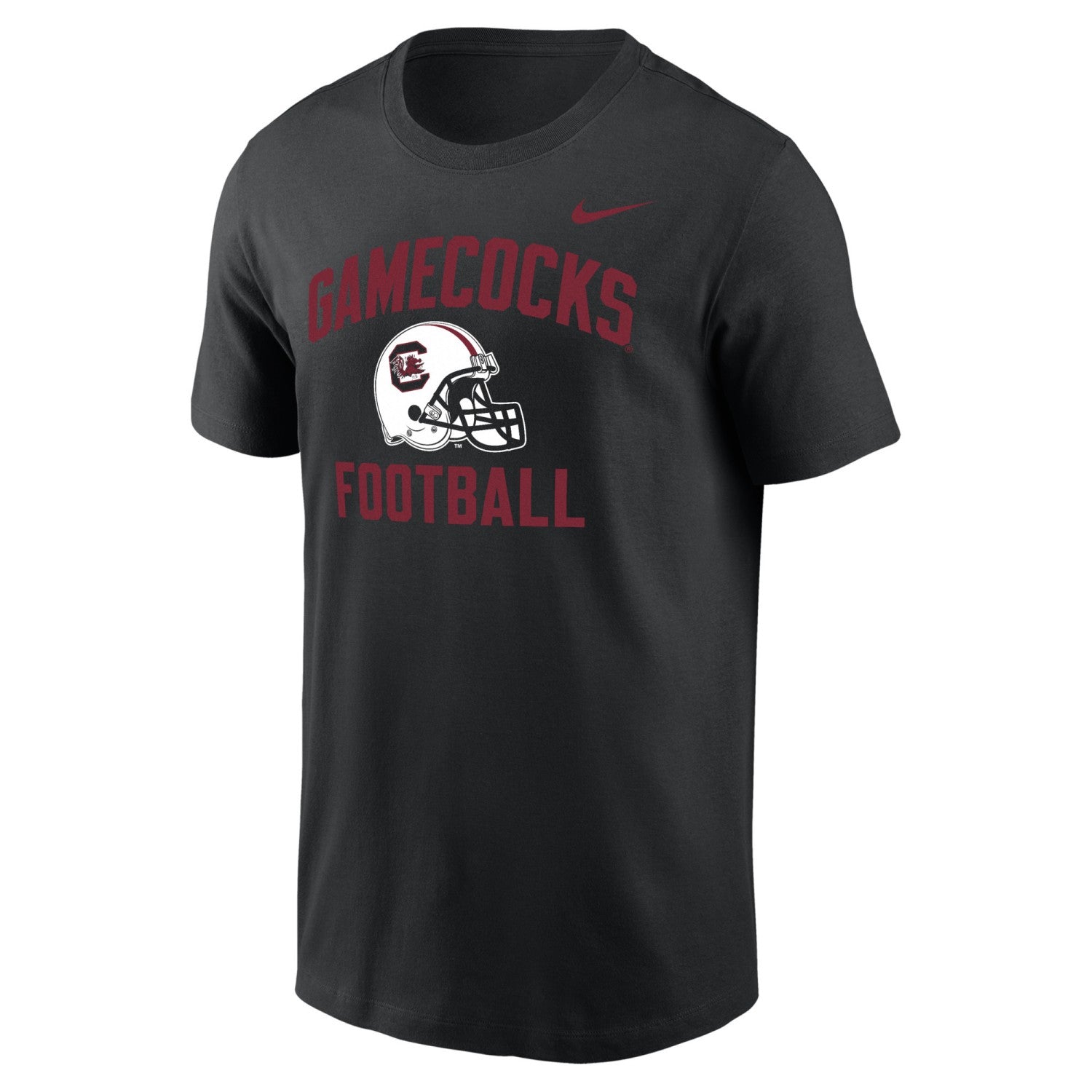 SOUTH CAROLINA GAMECOCKS BLACK HELMET NIKE DRI FIT COTTON TEE