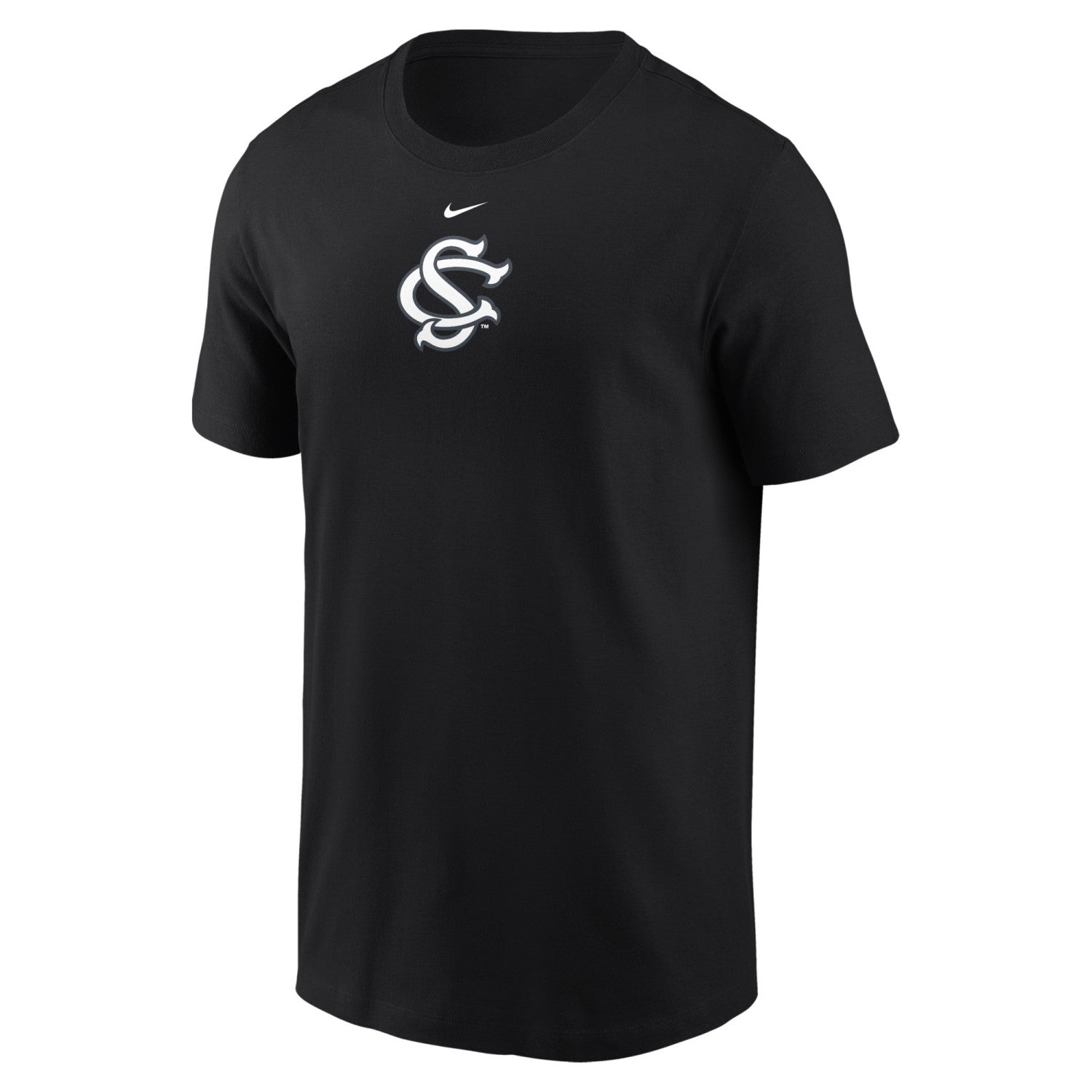 SOUTH CAROLINA GAMECOCKS BLACK INTERLOCKING SC NIKE LEGEND TEE