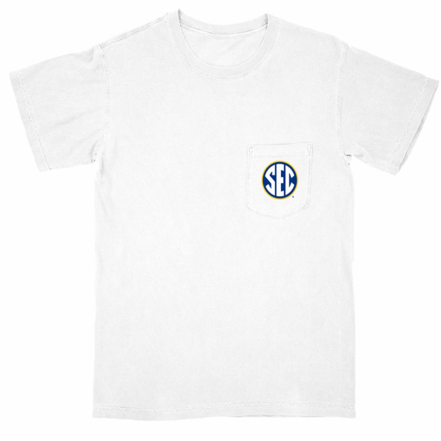 SEC WHITE WELCOME TO THE SEC HELMETS TEE