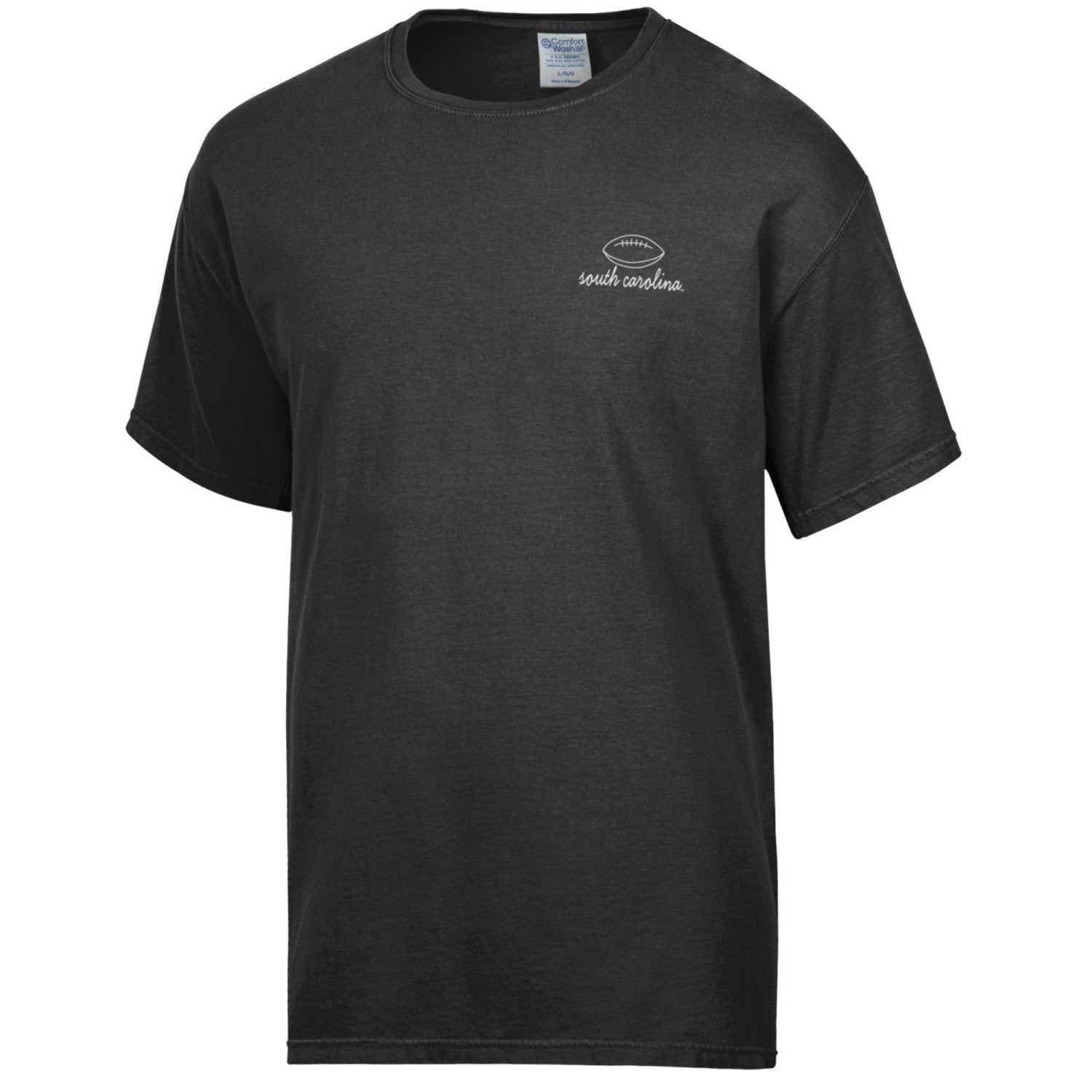 SOUTH CAROLINA GAMECOCKS BLACK STADIUM COMFORT WASH TEE