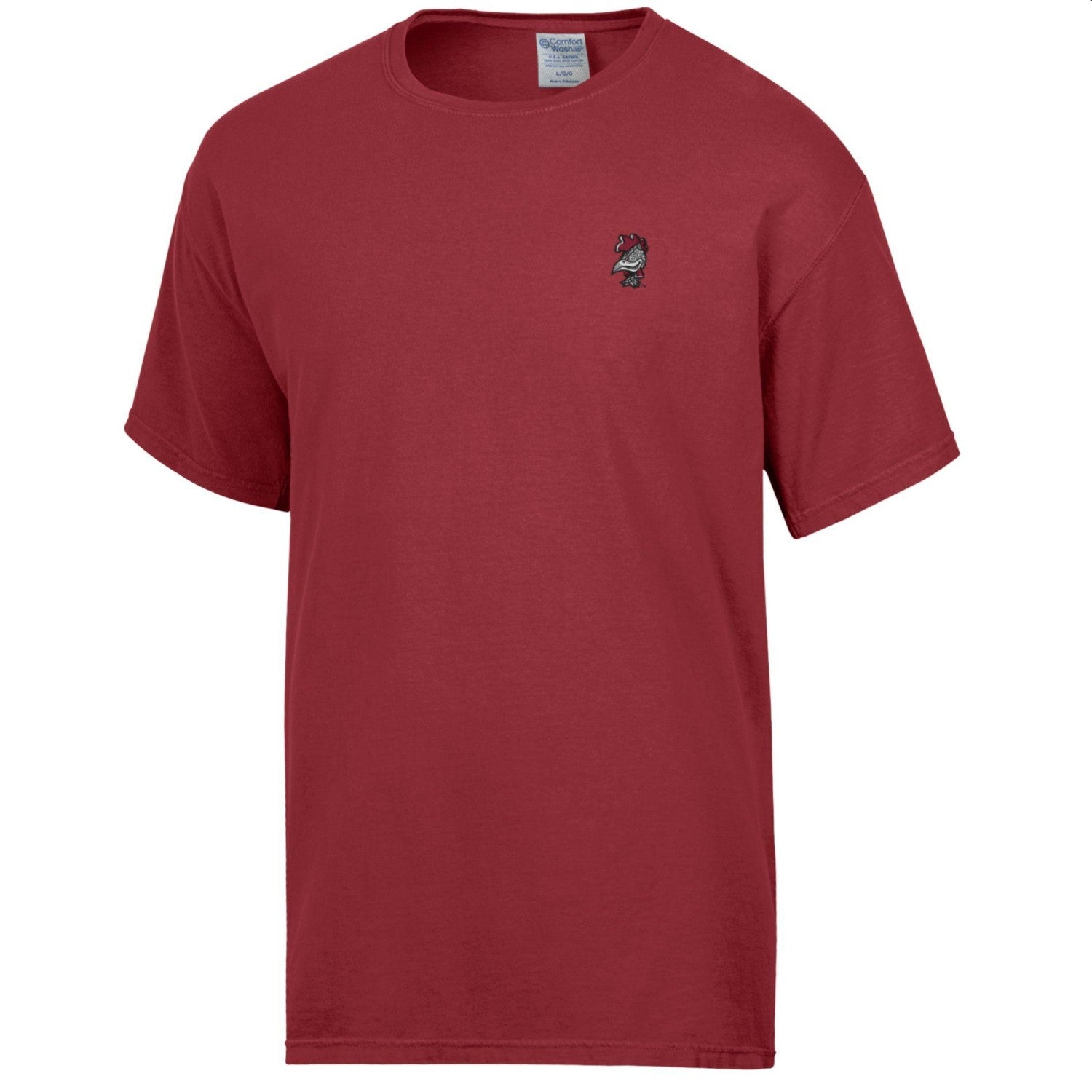 SOUTH CAROLINA GAMECOCKS GARNET EMBROIDERED VAULT COMFORT WASH TEE