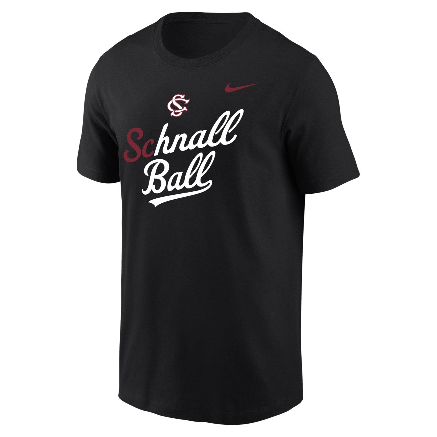 SOUTH CAROLINA GAMECOCKS BLACK SCHNALL BALL NIKE DRI FIT COTTON TEE