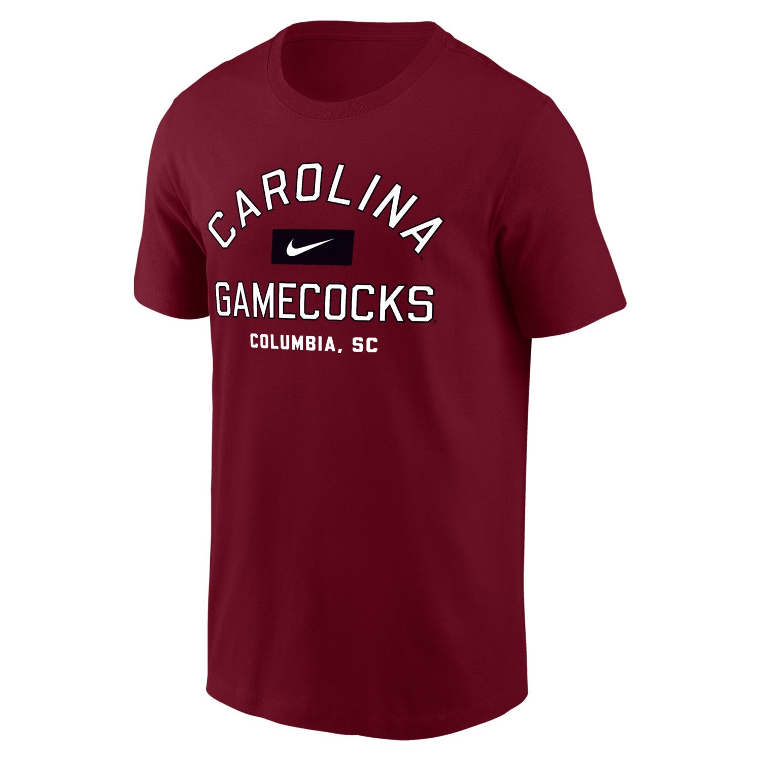 SOUTH CAROLINA GAMECOCKS GARNET ARCH CAROLINA COLUMBIA SC NIKE DRIFIT COTTON TEE