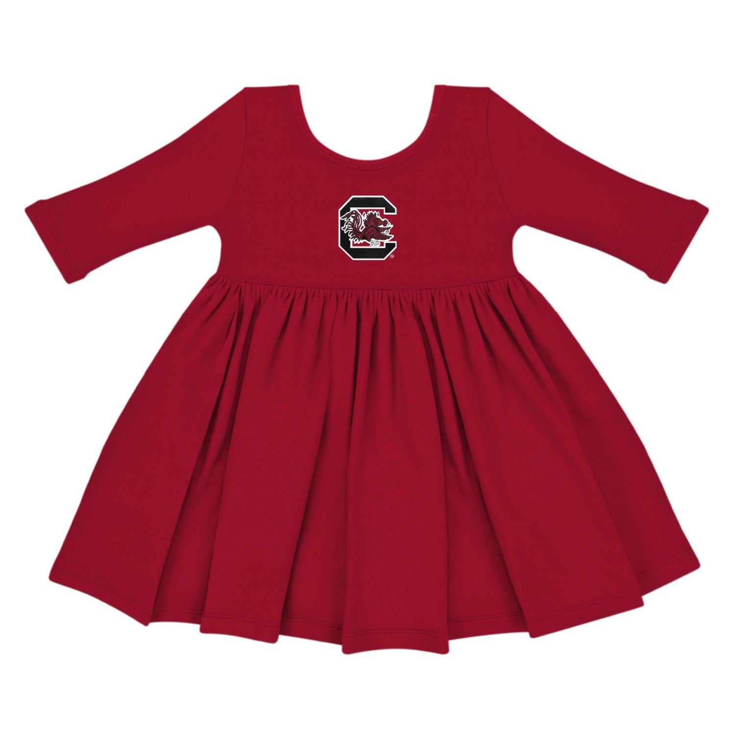 SOUTH CAROLINA GAMECOCKS GARNET TODDLER/JUNIOR YOUTH SPIN DRESS