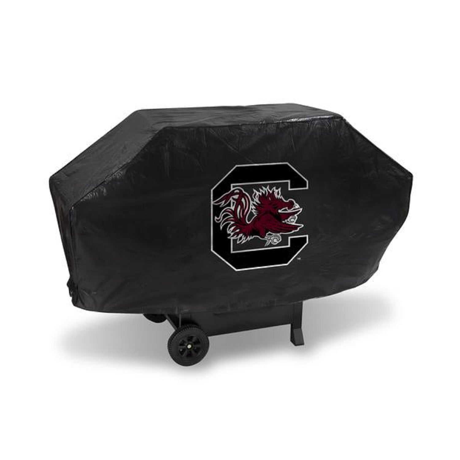 SOUTH CAROLINA BLACK BLOCK C  DELUXE GRILL COVER