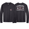 SOUTH CAROLINA GAMECOCKS BLACK CAROLINA 1801 LONG SLEEVE POCKET TEE