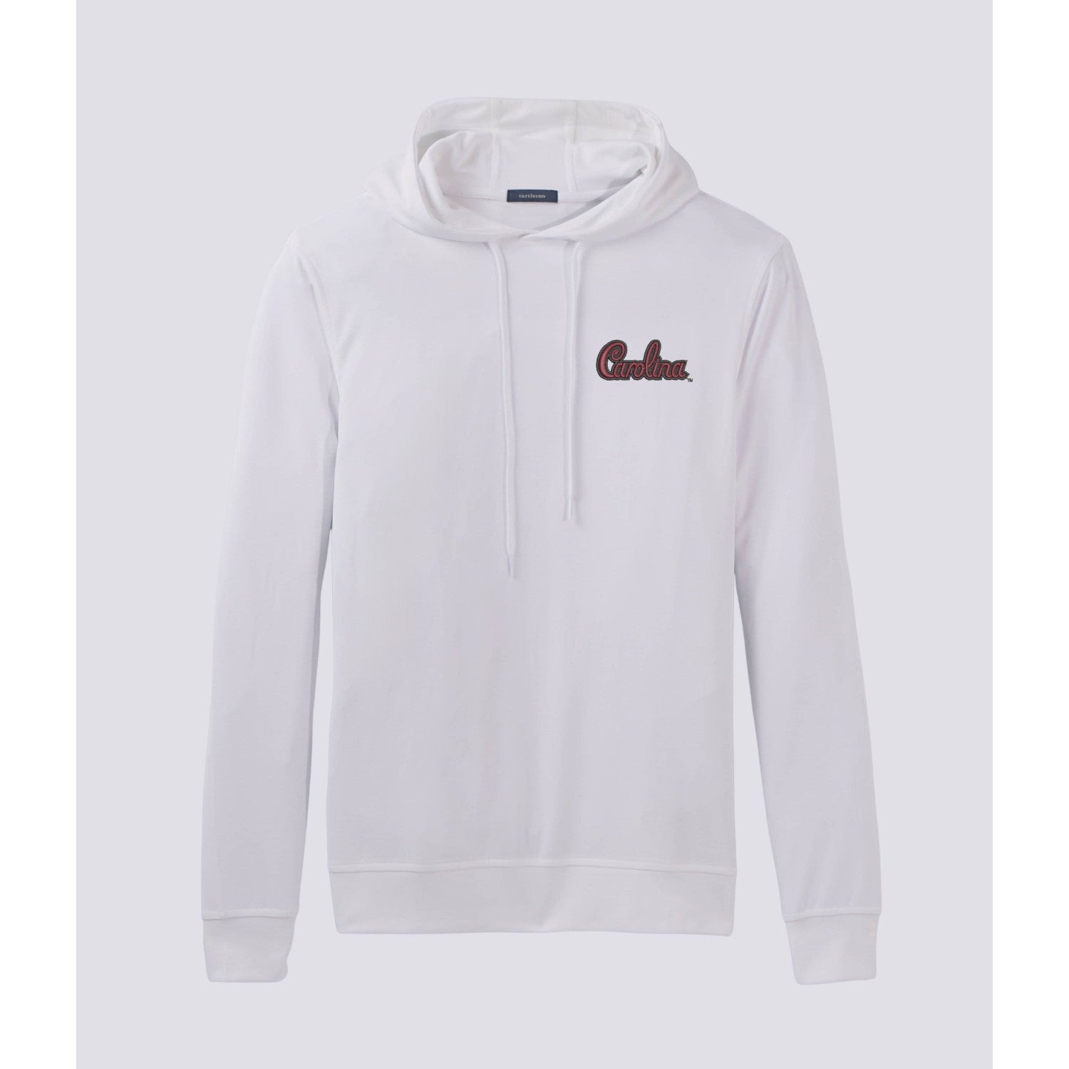 SOUTH CAROLINA GAMECOCK TURTLESON WHITE SCRIPT CAROLINA LESTER HOOD