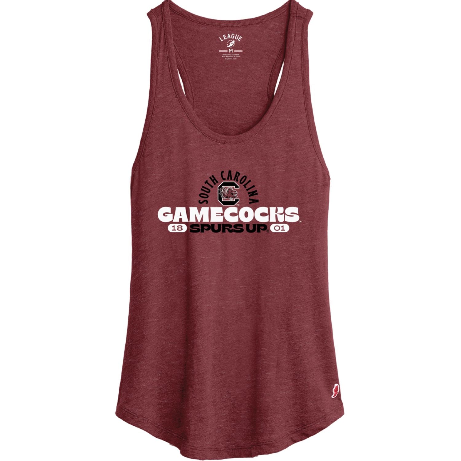 SOUTH CAROLINA GAMECOCKS GARNET LADIES SPURS UP TANK