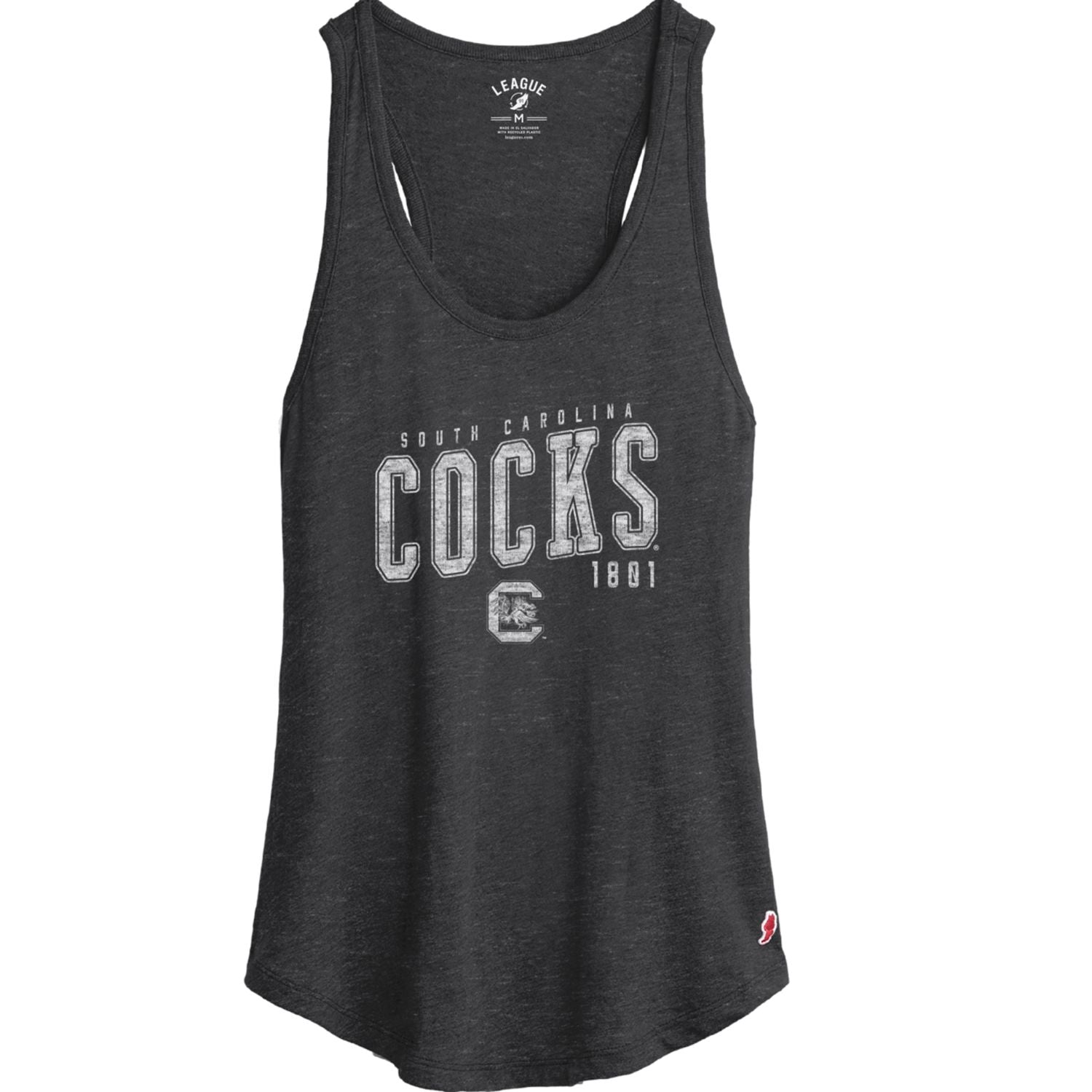 SOUTH CAROLINA GAMECOCKS BLACK LADIES COCKS TANK