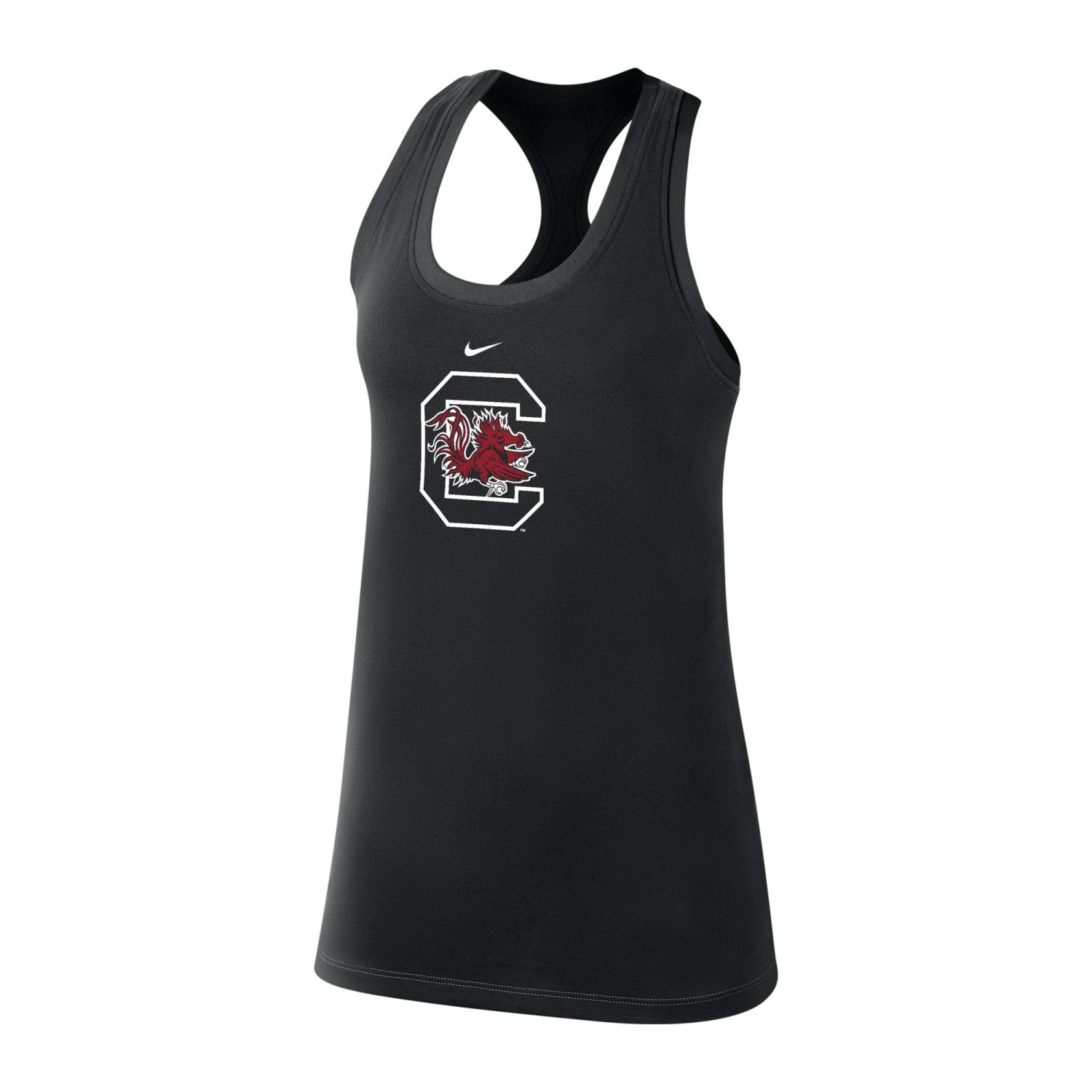 SOUTH CAROLINA GAMECOCKS BLACK BLOCK C NIKE LADIES CLASSIC TANK