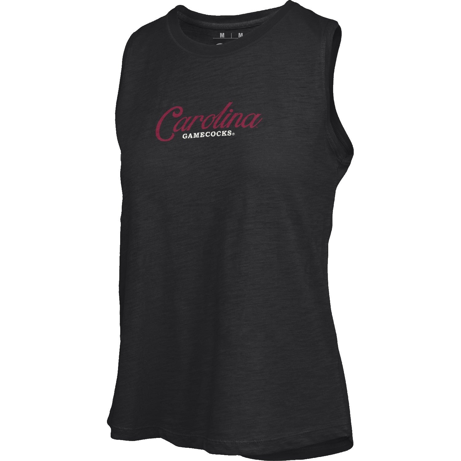 SOUTH CAROLINA GAMECOCKS BLACK MANTEO SLUB TANK
