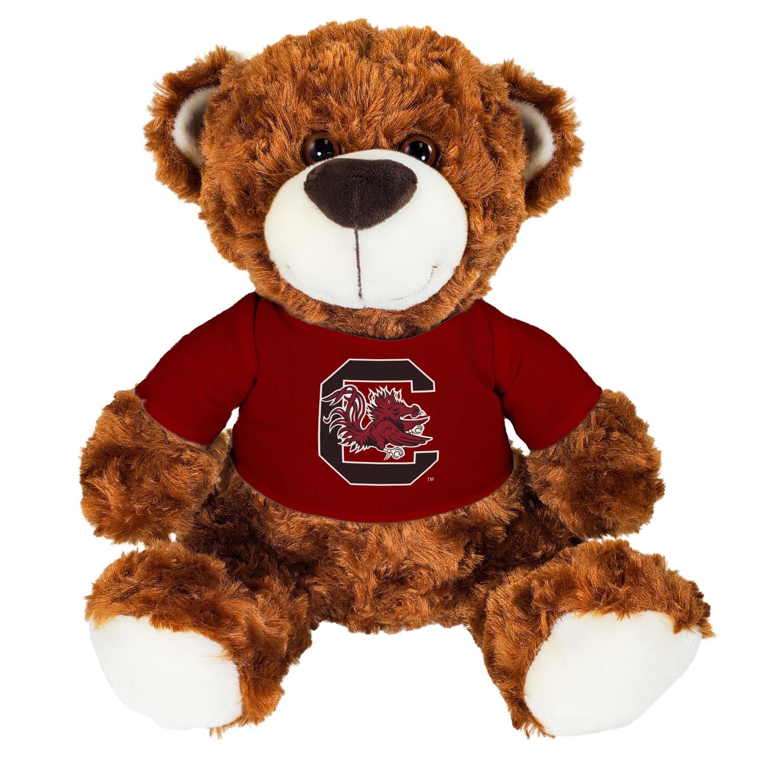 CAROLINA GAMECOCKS DARK BROWN BEAR BELLA WITH T-SHIRT