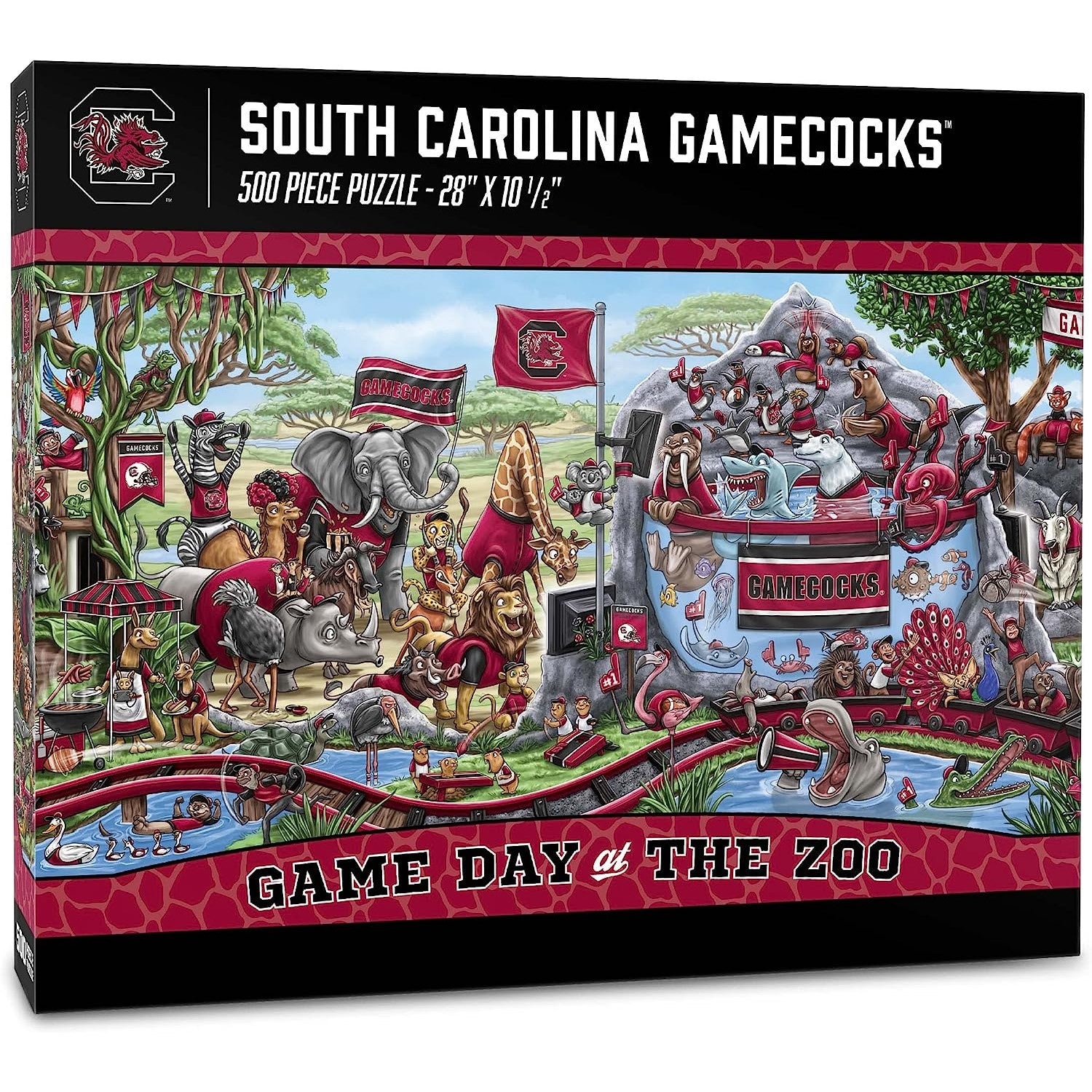 SOUTH CAROLINA GAMECOCKS GAMEDAY AT THE ZOO 500PC PUZZLE