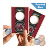 SOUTH CAROLINA GAMECOCKS GARNET AND BLACK POCKET COINHOLE SET