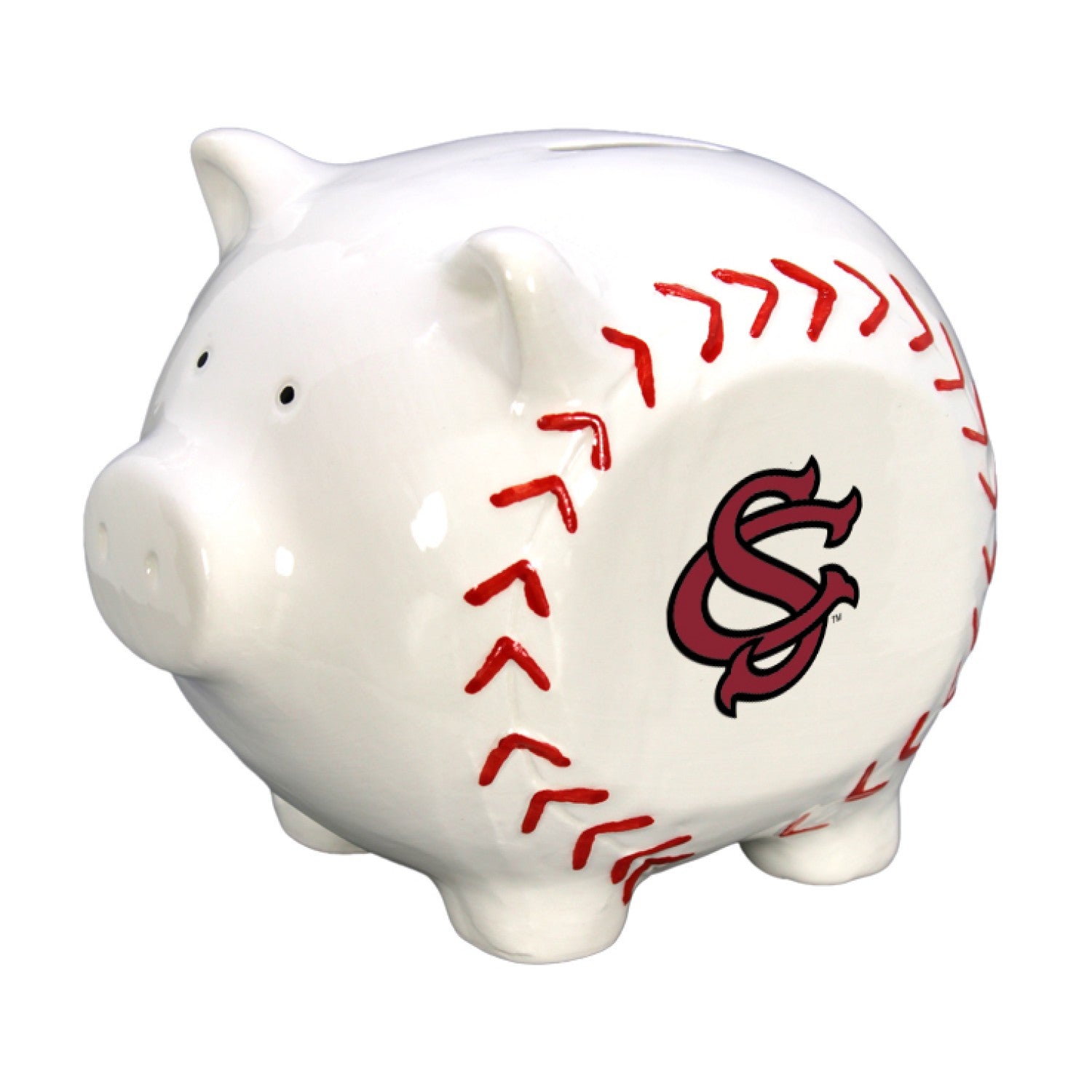 SOUTH CAROLINA GAMECOCKS BASEBALL PIGGY BANK