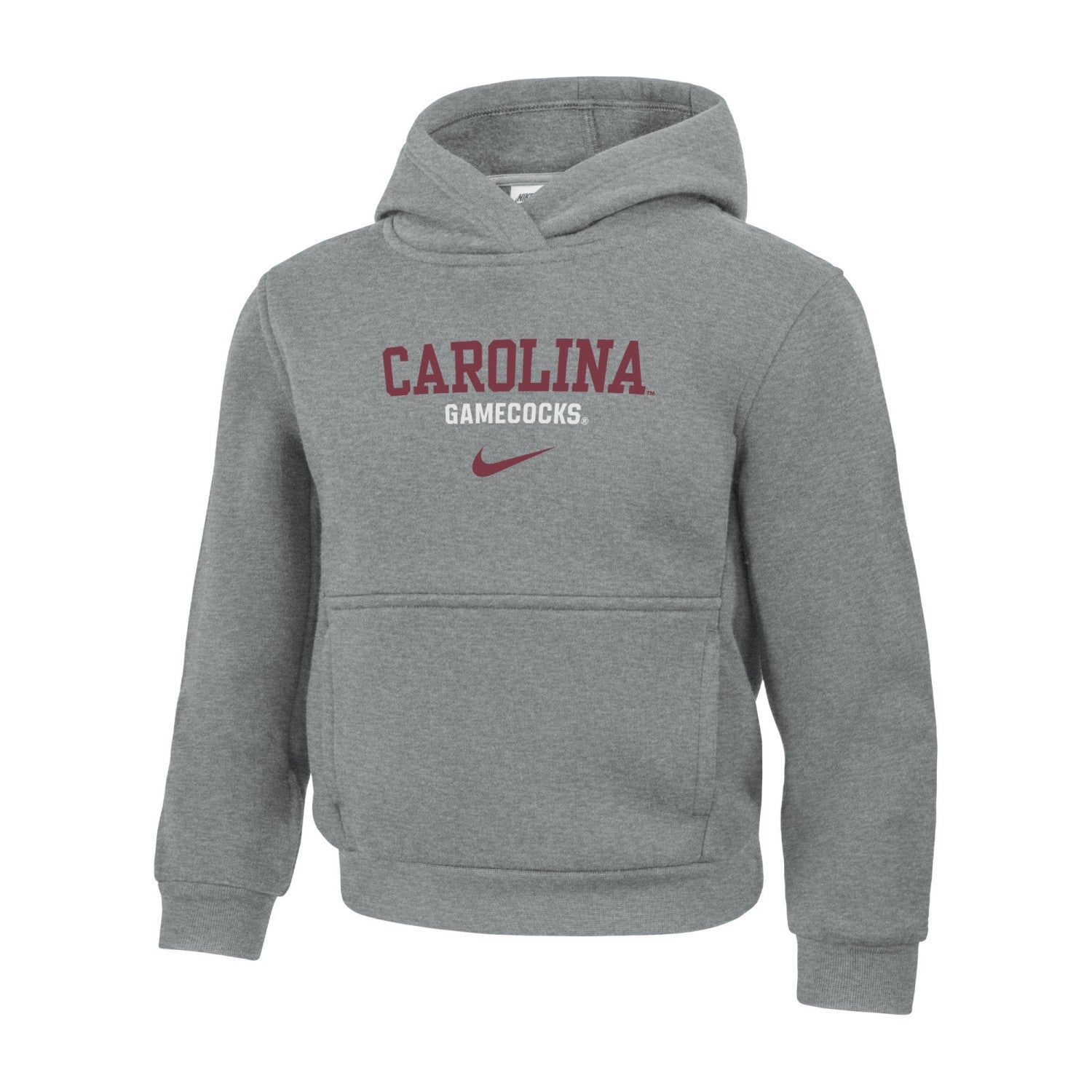 SOUTH CAROLINA GAMECOCKS GRAY CAROLINA TODDLER CLUB FLEECE HOOD