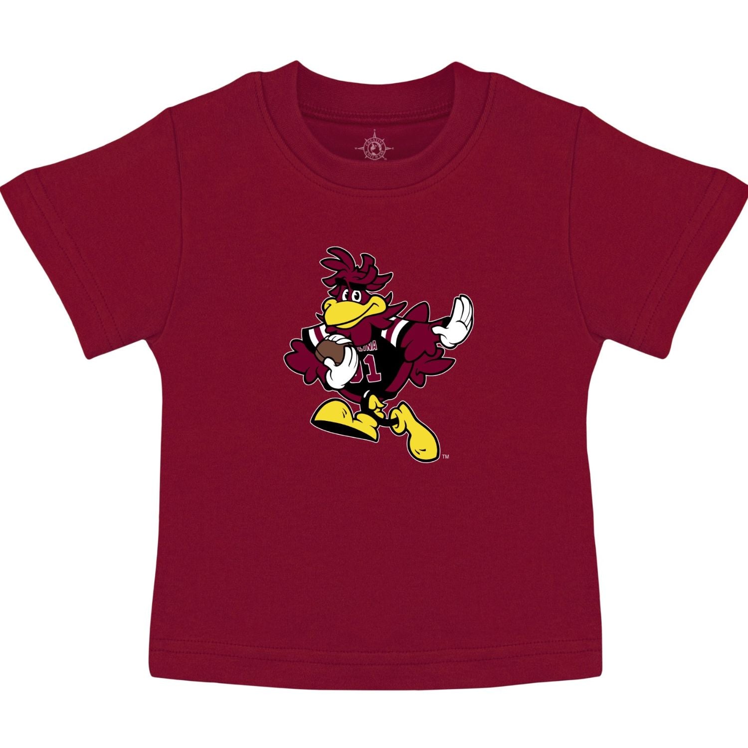 SOUTH CAROLINA GAMECOCKS GARNET FOOTBALL COCKY TODDLER TEE