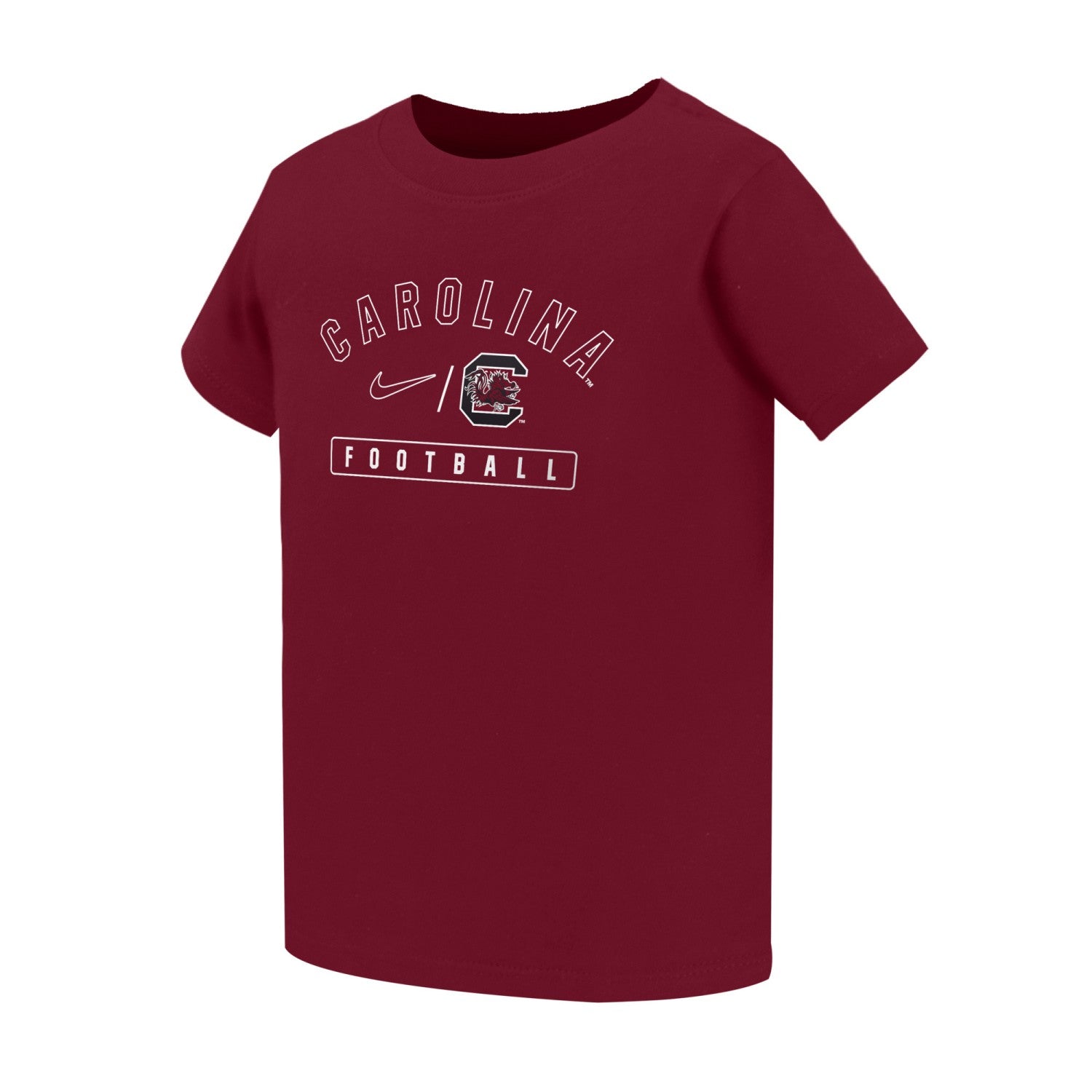 SOUTH CAROLINA GAMECOCKS GARNET CAROLINA FOOTBALL NIKE TODDLER TEE