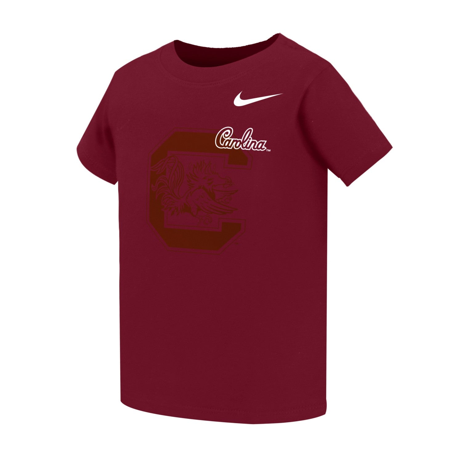 SOUTH CAROLINA GAMECOCKS GARNET BLOCK C TODDLER NIKE LEGEND TEE