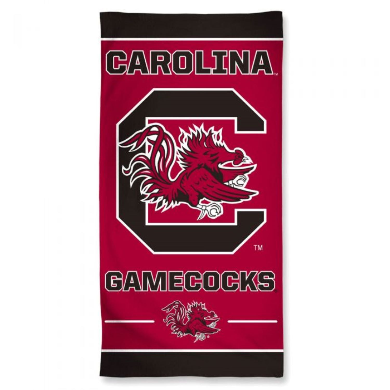 South Carolina Gamecocks Fiber Beach Towel 30"x60"
