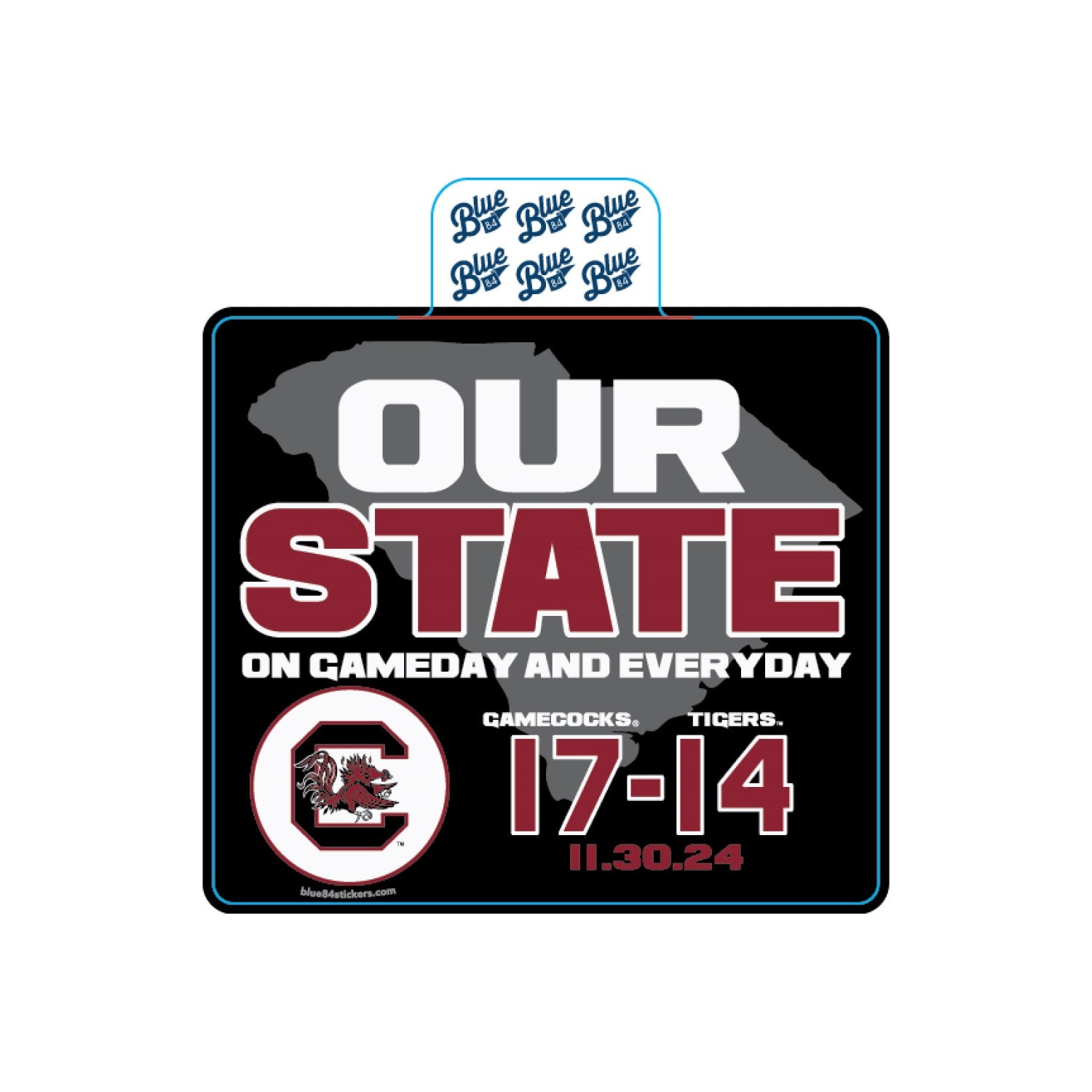 SOUTH CAROLINA GAMECOCKS 2024 VICTORY DECAL