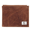 UNIVERSITY OF SOUTH CAROLINA BROWN LEATHER BI-FOLD WALLET