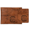 SOUTH CAROLINA GAMECOCKS BROWN BLOCK C SLIDER WALLET