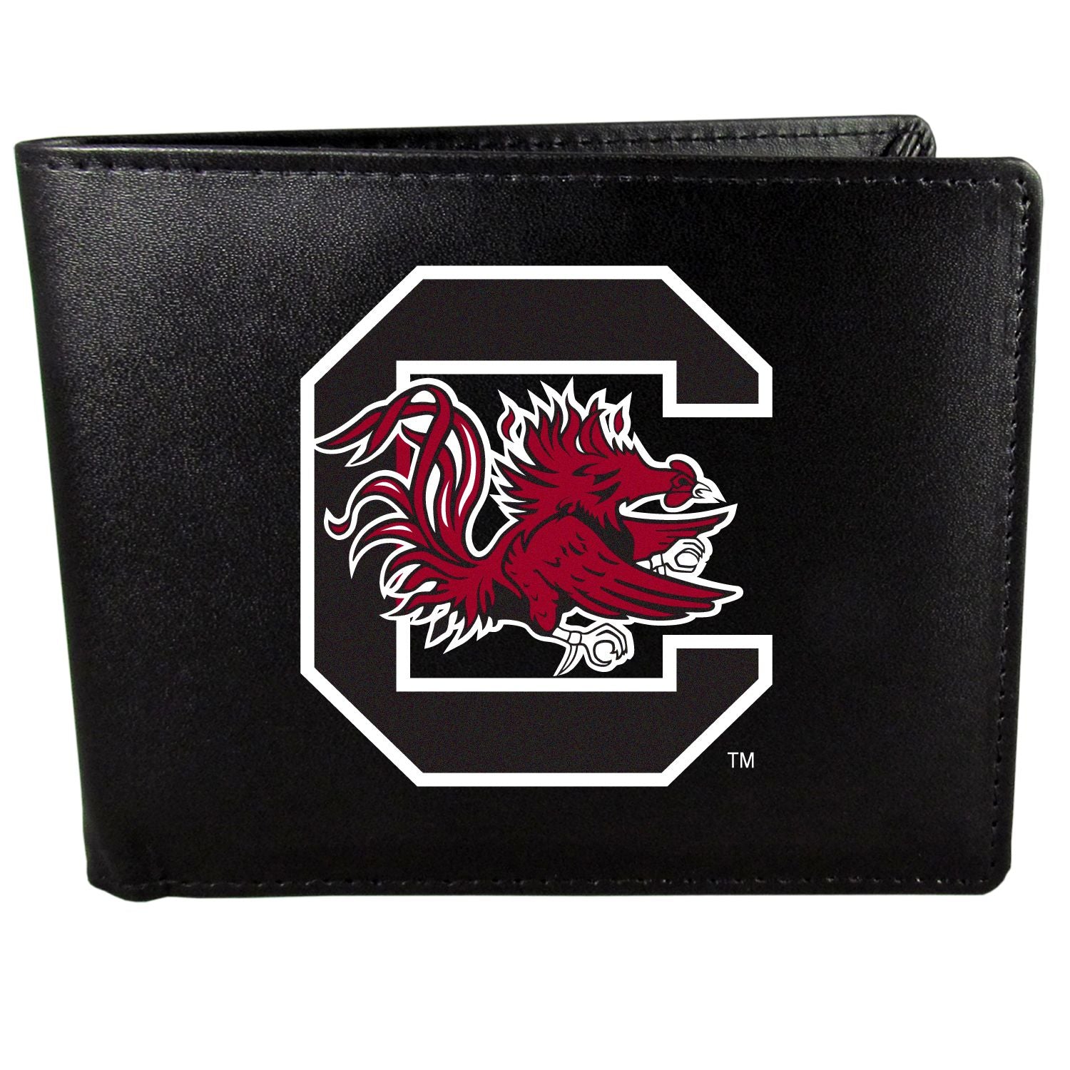 SOUTH CAROLINA GAMECOCKS BLACK BLOCK C BIFOLD PRINT WALLET