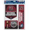 2024 WOMEN&#39;S BASKETBALL NATIONAL CHAMPS 3 PACK DECAL