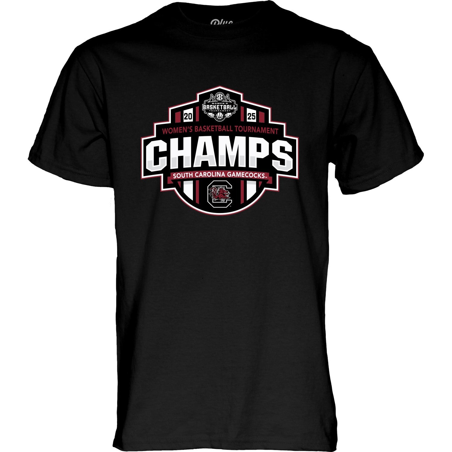 SOUTH CAROLINA GAMECOCKS WOMENS BASKETBALL SEC CHAMP LOCKER ROOM TEE