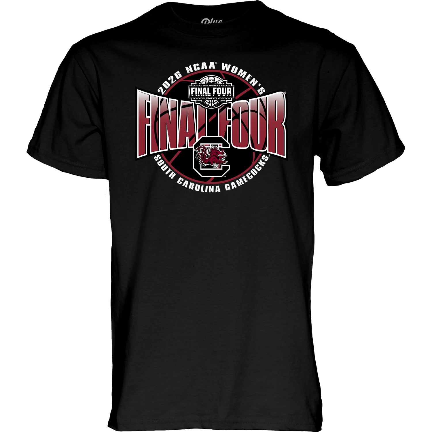 SOUTH CAROLINA GAMECOCKS WOMEN'S BASKETBALL 2026 FINAL FOUR TEE