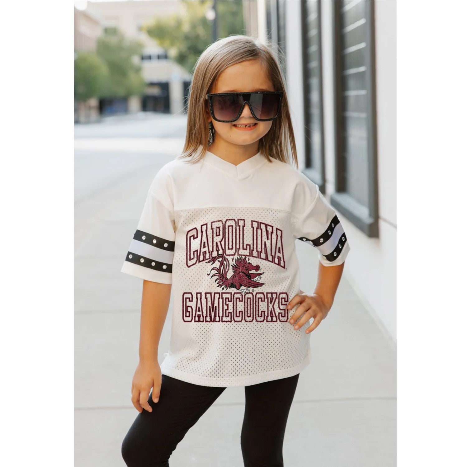 SOUTH CAROLINA GAMECOCKS WHITE GIRLS JERSEY