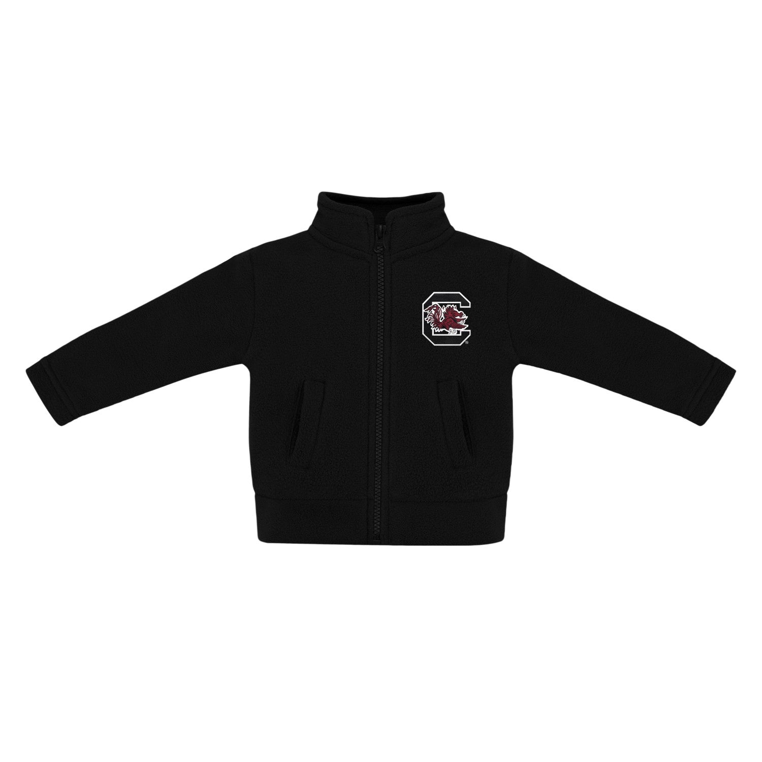 SOUTH CAROLINA GAMECOCKS BLACK JUNIOR YOUTH FLEECE JACKET