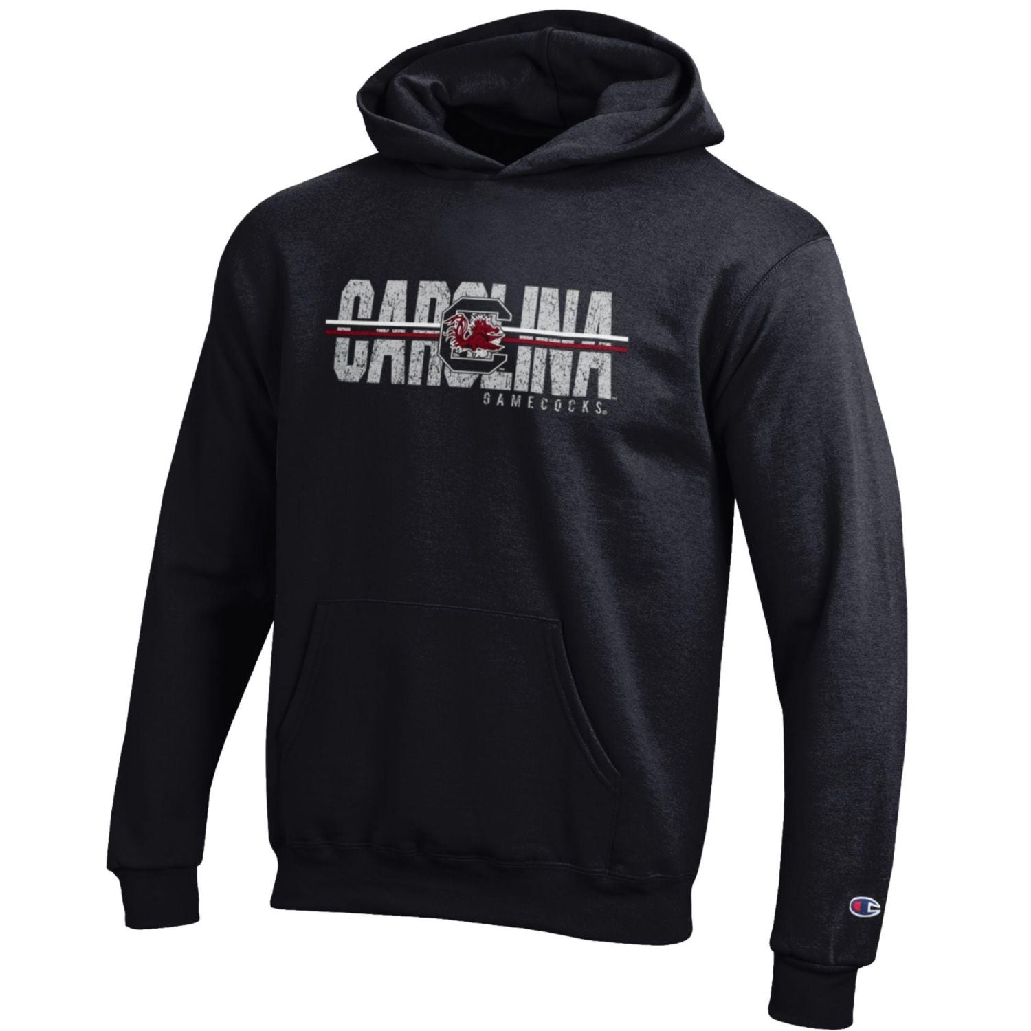 SOUTH CAROLINA GAMECOCKS CHAMPION YOUTH BLACK CAROLINA HOOD