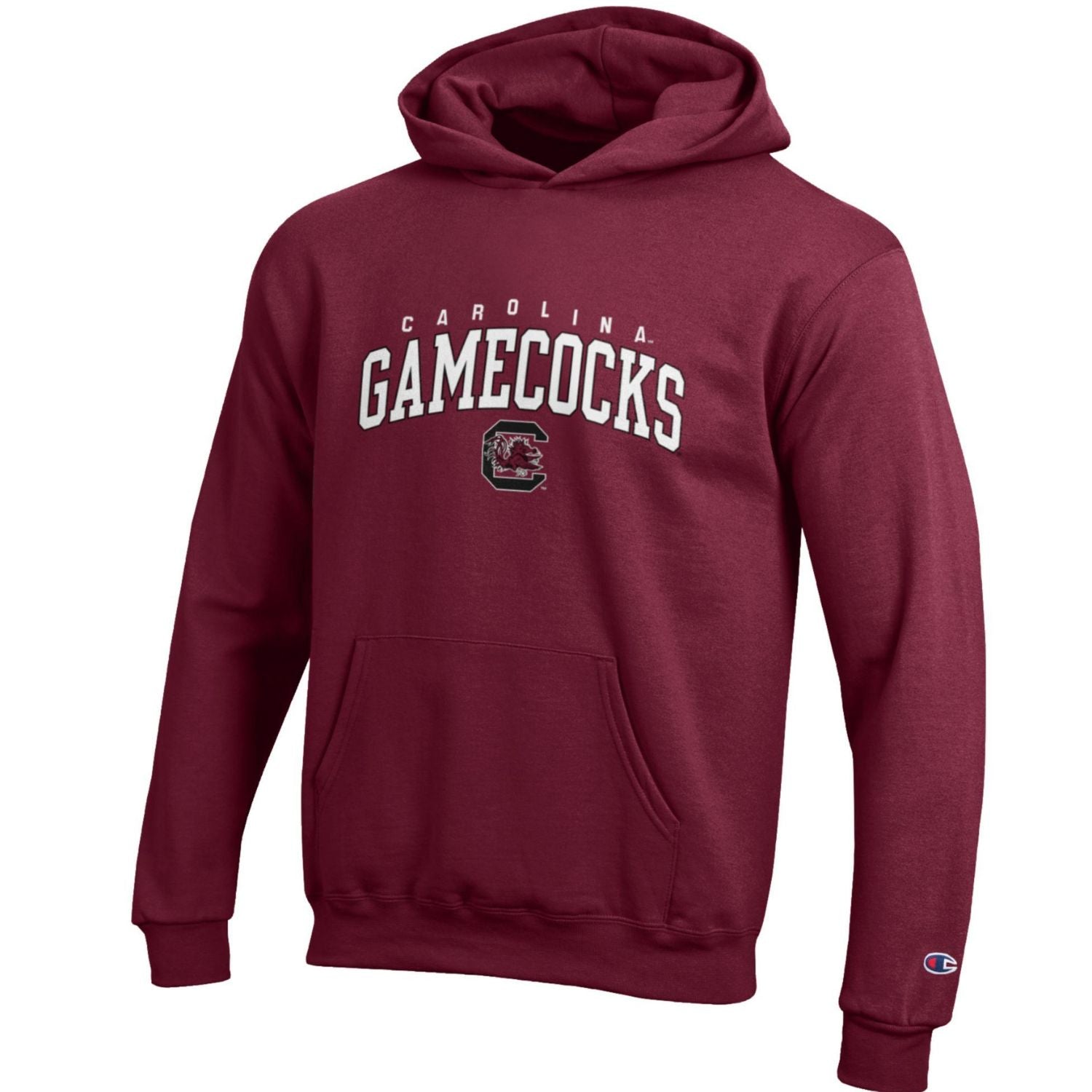 SOUTH CAROLINA GAMECOCKS YOUTH CHAMPION GARNET GAMECOCKS HOODIE