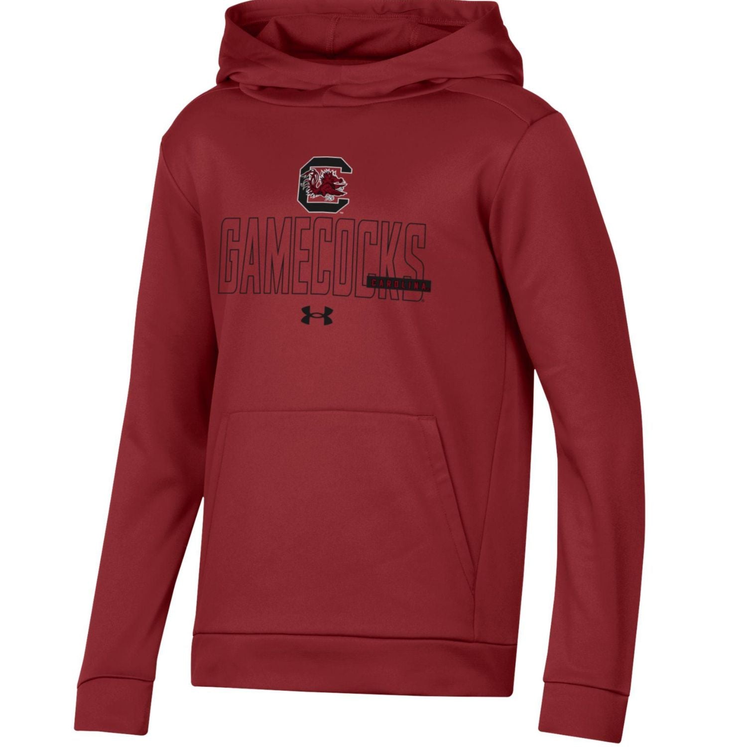 SOUTH CAROLINA GAMECOCKS GARNET GAMECOCKS YOUTH UA HOOD