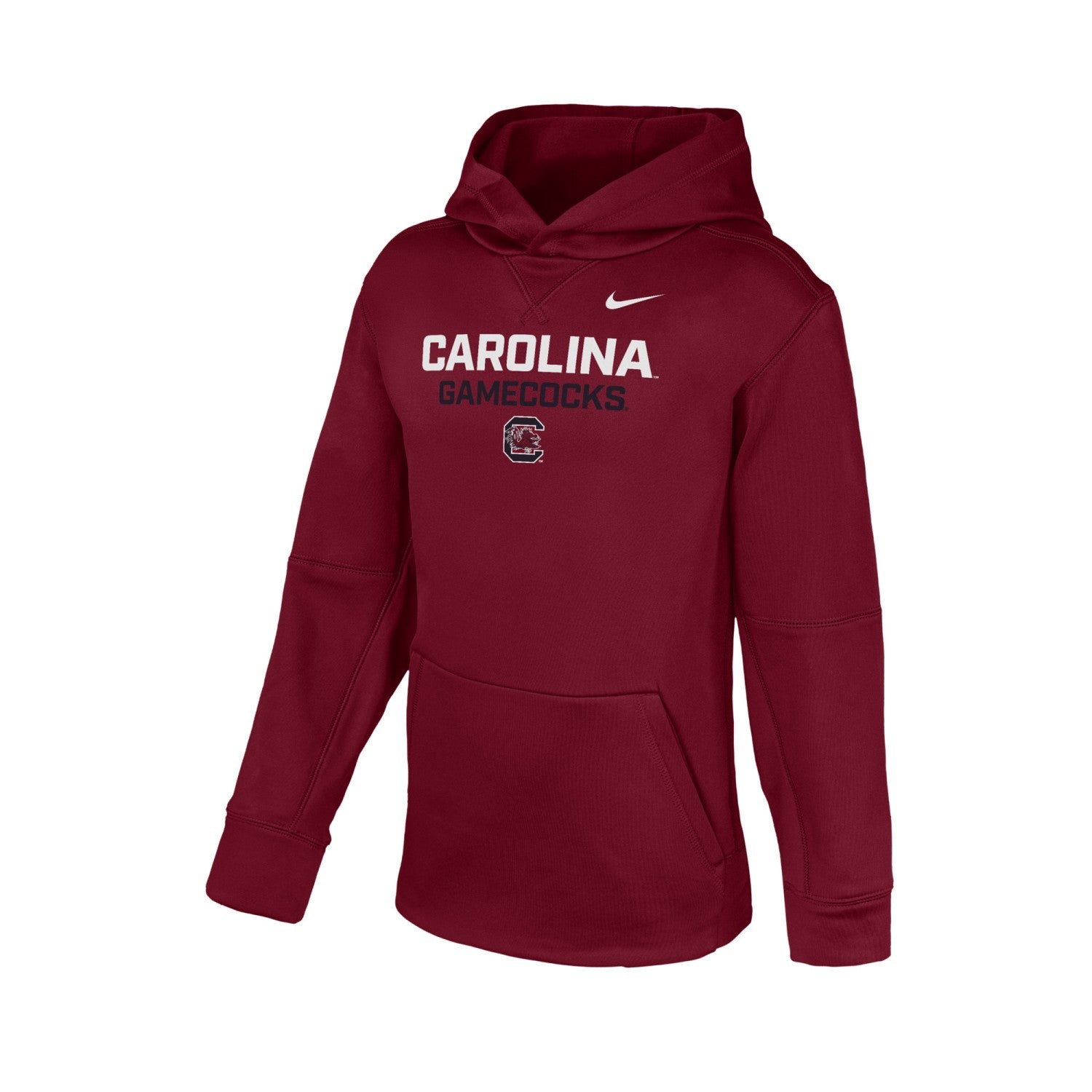 SOUTH CAROLINA GAMECOCKS GARNET CAROLINA YOUTH NIKE THERMA HOOD